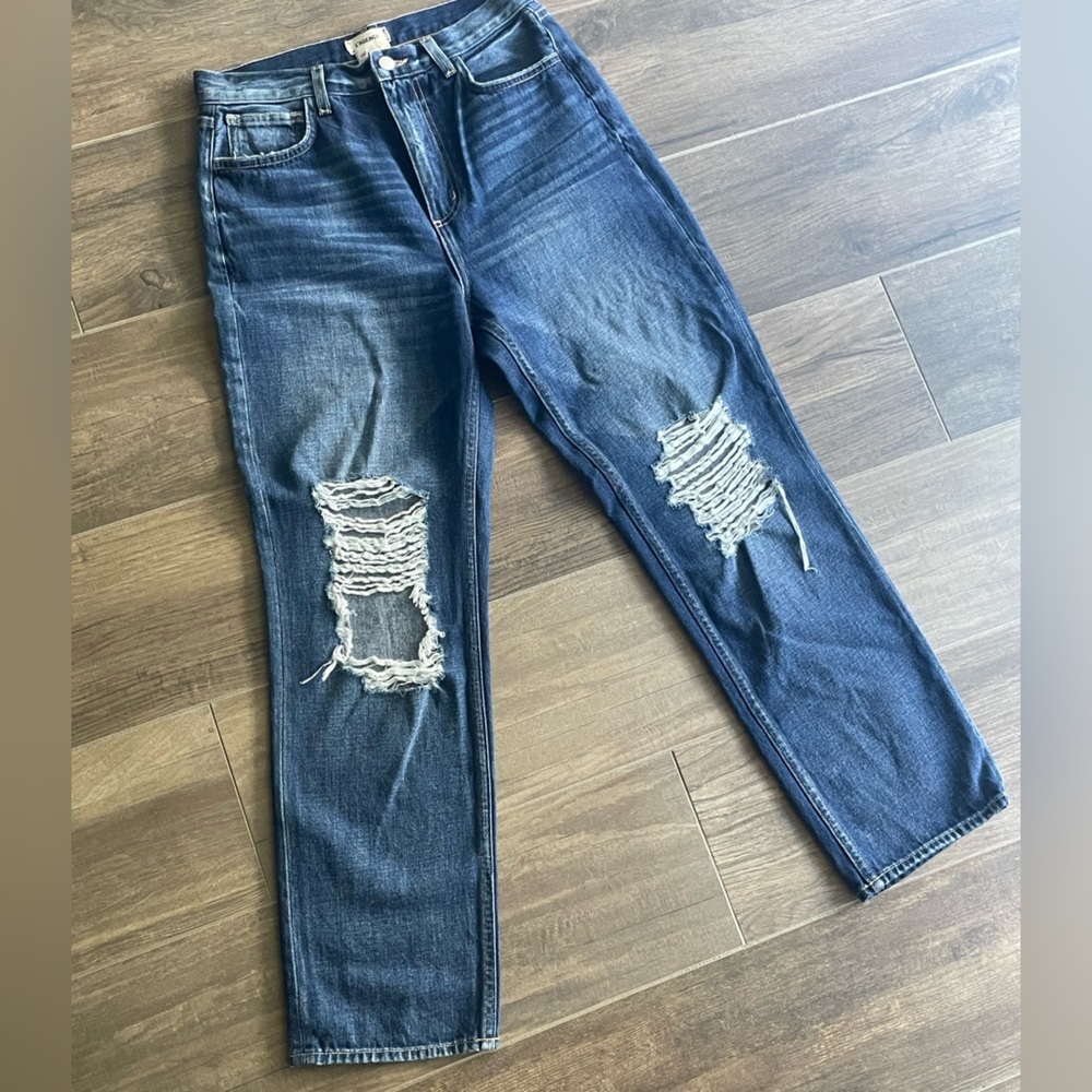 L’agence ripped jeans. High rise. Stretch. Size 27.